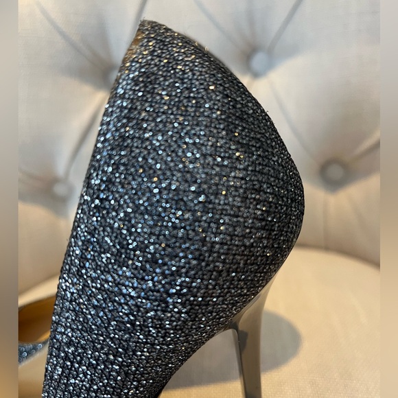👠JIMMY CHOO Romy 100 Lam Glitter Pumps - Picture 16 of 17